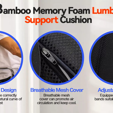 Coccyx Orthopedic Memory Foam Lumbar Back Pillow Pain Relief Support AU Office