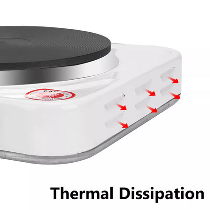 Portable Hot Plate 1500W Electric Single Cooktop Cooker Stove Hotplate Kitchen
