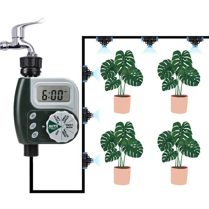 Irrigation Controller Automatic Hose Garden Watering System Water Tap Timers