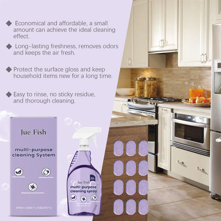 2 × Cleanlix Cleaner for Instant Stain Removal,Cleanlix Spray with Cleaning Tablets