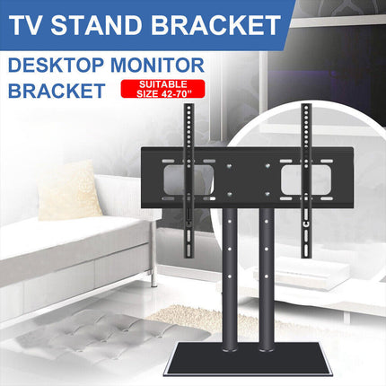 32' 55' 70' TV Stand Bracket Desktop LCD LED Plasma Swivel Mount Tabletop