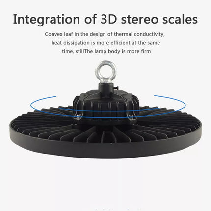 High Bay LED Light 200W UFO Industrial Shed Warehouse Factory Farm Gym