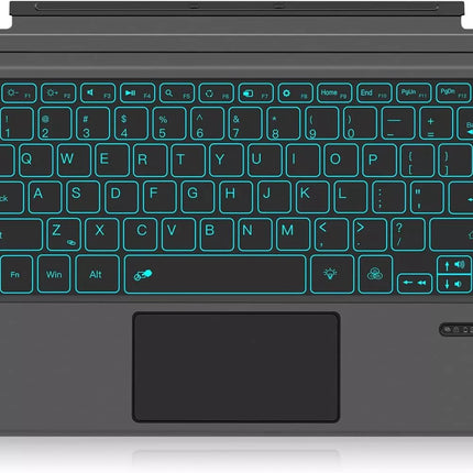 Bluetooth Keyboard Backlit Wireless Touchpad For Microsoft Surface Pro 3/4/5/6/7