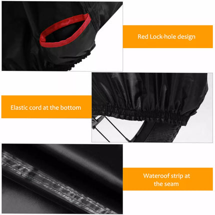 Heavy Duty 210D Waterproof Bicycle Bike Cover Outdoor Dust UV Rain Sun Protector