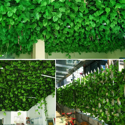 60X Artificial Ivy Vine Fake Foliage Hanging Leaf Garland Plant Party Decor