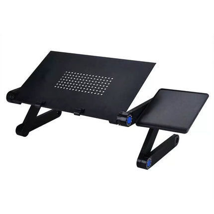 Portable Foldable Laptop Stand Desk Table Tray Adjustable Bedside w Mouse Pad