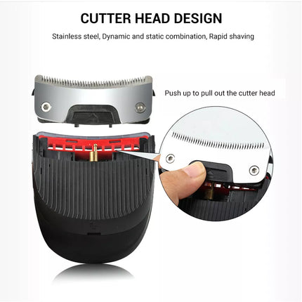 Cordless Hair Clippers Professional Trimmer Electric Cutting Kit For Mens Gift