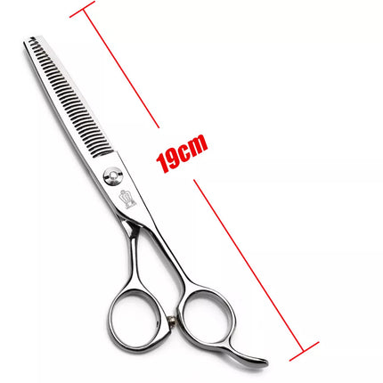 7" Professional Pet Dog Grooming Scissors Shear Hair Cutting Set Curved Tool Kit