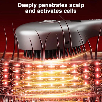 Massage Scalp Hair CombHair Growth Comb Massager Red Light Massage Brush