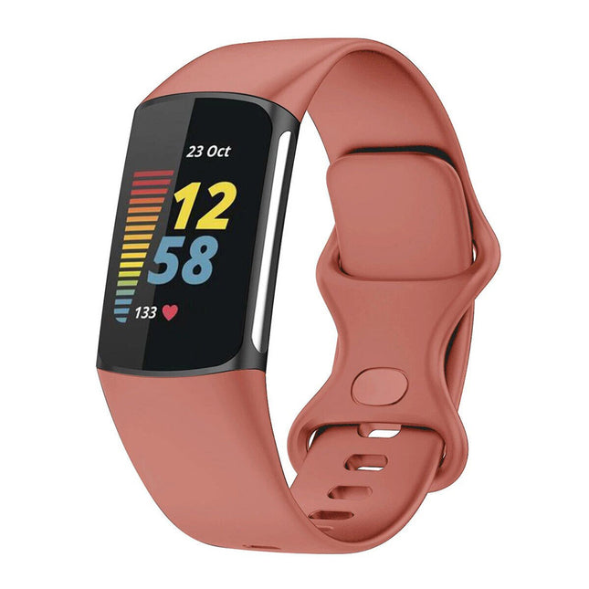 Pink Replacement Bands for Fitbit Charge 5 6 Band Tracker Fitness Strap Wristbands