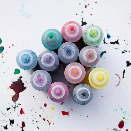 18 Colors Set One Step Tie Dye Kit Classic Super Vibrant Bright Colour DIY
