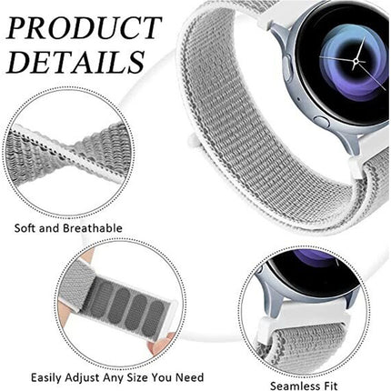 Samsung Galaxy Watch Active Nylon Wrist Band White