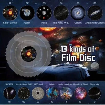 13in1 LED Planetarium Galaxy Projector 3D Star Theater Room Ceiling Decor Light