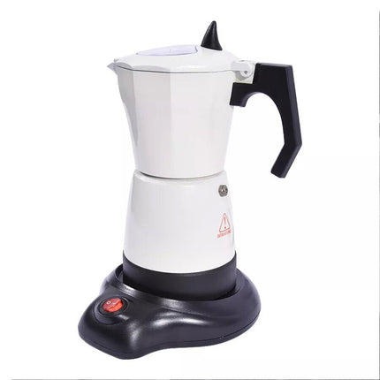 6 Cup Electric Espresso Latte Coffee Maker Italian Percolator Mocha Moka Pot