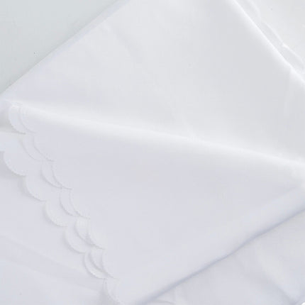 Large Full Fitted Rectangle Table Cloth Polyester Table Cover Wedding Party Home