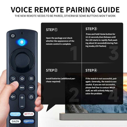 Amazon TV Remote Control Fit Smart TVs Fire Stick Voice 2nd 3rd 4th GEN Lite