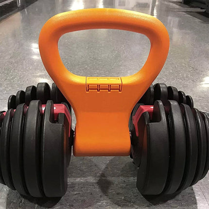 Comfortable Kettlebell Grip Adjustable Handle Clamps for Dumbbells to Kettlebell
