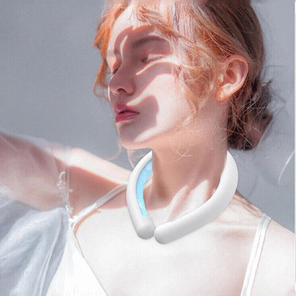 Neck Cooler Tube Wearable Cooling Neck Wraps Hands Free Cold Gel Ice Pack Outdoo