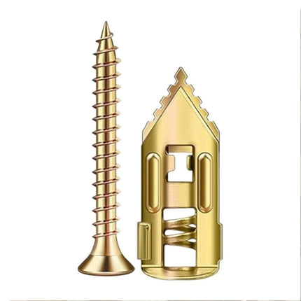 100X Self Drilling Drywall Anchors Screws Hollow Wall Anchor Expansion Kit