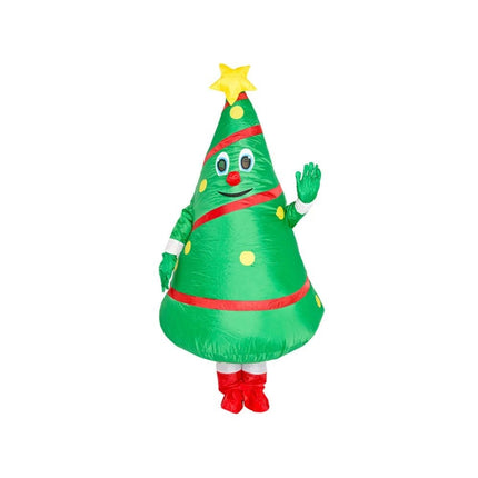 2m Inflatable Christmas Tree Costume Cosplay Adult Xmas Fancy Dress Suit Party