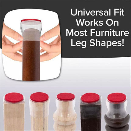 Slider Chair Leg Protector For Hardwood Floors Fits All Shape Chair 48Pcs
