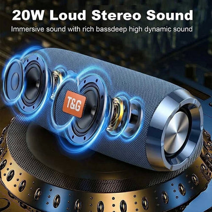 Wireless Bluetooth Speaker Portable Bass Music Waterproof AUX/TF/FM/Radio