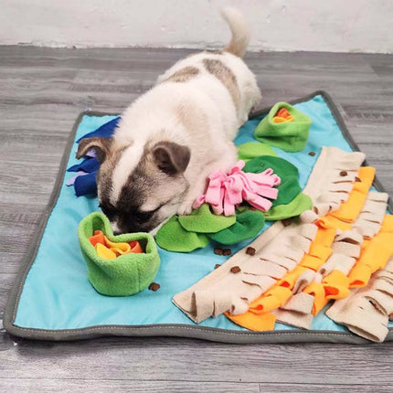 Pet Snuffle Mat Dog Puppy Slow Feeding Interactive Training Machine Washable