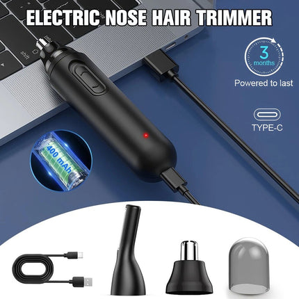 Painless USB Rechargeable Nose Hair Trimmer Facial Hair Trimmer Waterproof