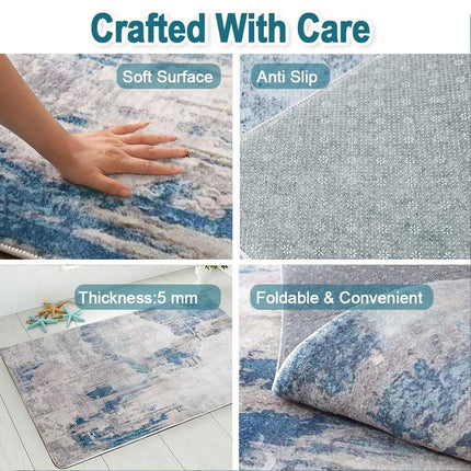 120x180cm Area Rugs Carpet Rug Mats Soft Floor Rugs for Living Room Bedroom Kitchen Indoor