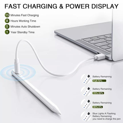 Pen for iPad (2018-2024) Apple Pencil Pro 10 9 8 7 6th Mini Gen Air