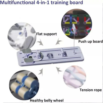 Purple Abdominal Exercise Board Push Up Board Pilates Reformer Set Fitness Equipment