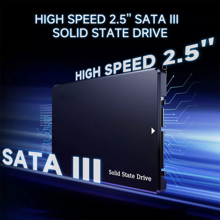 2.5'' SSD SATA III 256GB Internal Solid State Drive For Mac PC Desktop