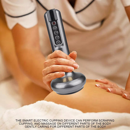 Electric Cupping Massager Vacuum Suction Cup GuaSha Anti Cellulite Beauty Health