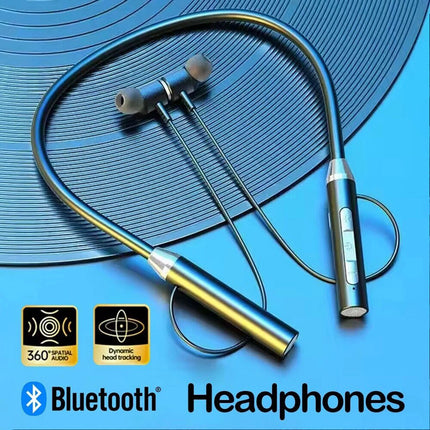 Wireless Bluetooth Neckband Headphones Earbuds Earphone Mic Headset For Mobile