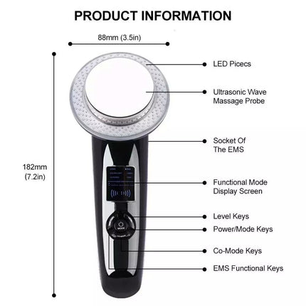 Ultrasonic Cavitation Fat Burner Remove Body Slimming & Face Skin Beauty Machine
