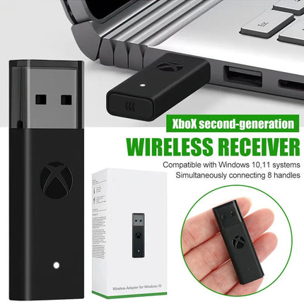 2nd Generation Wireless Receiver Adapter for Xbox One Game Controller Win 10