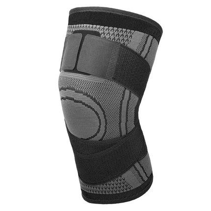 1Pcs Black 3D Knee Leg Brace Support Compression Sleeve Breathable Sports Jogging Running