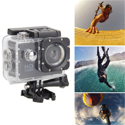 1080P HD 2" Waterproof Sports Action Camera 12MP Video DVR Recorder Go Pro