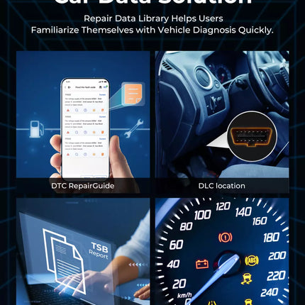 OBD2 Car Diagnostic Tool Scanner All System Bluetooth Code Reader