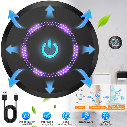 Ozone Odor Eliminator for Strong Odor,99% Odor Removal Machine for Home Hospital
