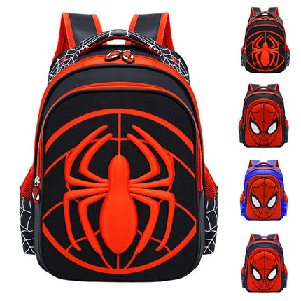 Kids Boys 3D Spiderman Backpack Children Travel Rucksack School Bag Bookbags