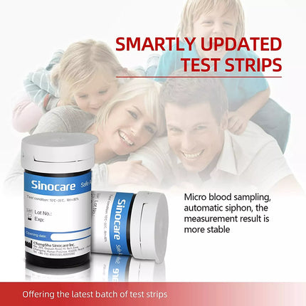 Test Strips & Lancets Safe-ACCU 100 Pcs Blood Glucose （no Meter）
