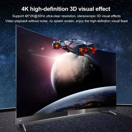 1 in 4 Out HDMI Splitter Full Ultra HD 1080P 4K/2K 3D PC STB PS3 V1.4 Powered