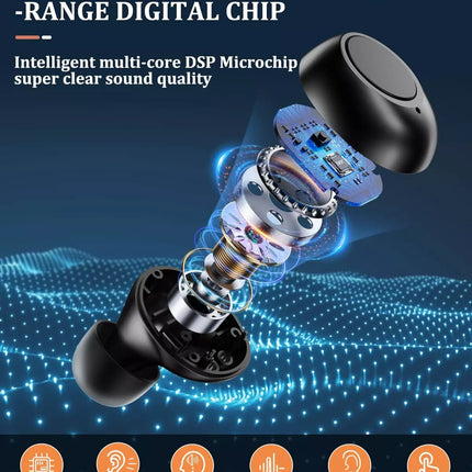 Digital Hearing Aids Noise Cancelling 16 Channel Severe Loss Sound Amplifier ITE
