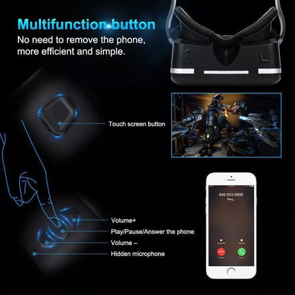 Virtual Reality All In One VR Box Headset 3D Glasses With VR Controller