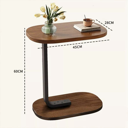 Modern Coffee Side Table Laptop Desk Bedside Sofa Tea End Tables Wooden Metal