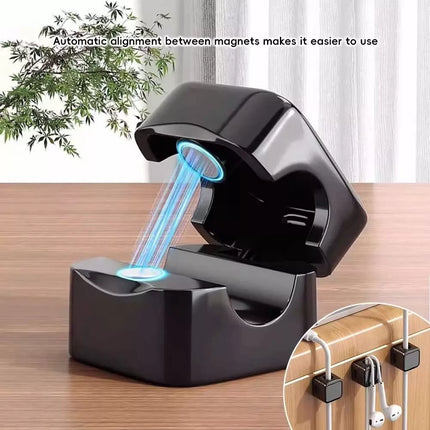 12Pcs Magnetic Cable Wire Clips Tidy Cord Lead Organiser USB Charger Cable Holder