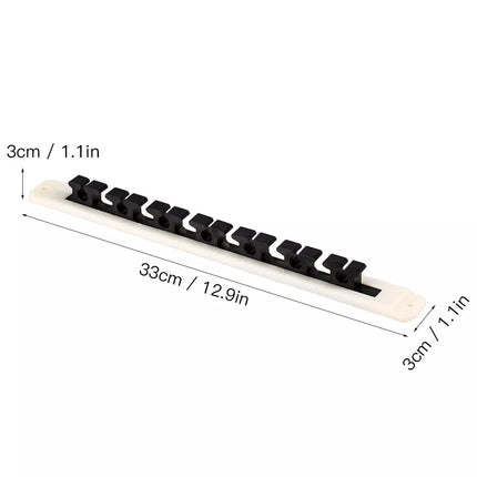 2X Portable Fishing Rod Holder Stand 7 Rod Storage Rubber Rod Rack Wall Mounted