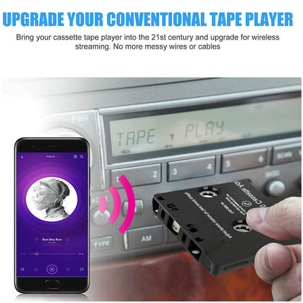 Car Audio Receiver,Bluetooth 5.0 Cassette Receiver Tape Aux Adapter Player
