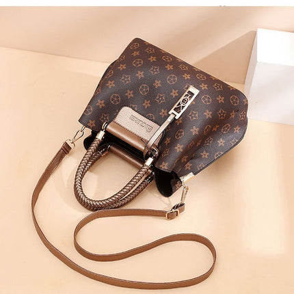 Women Fashion Luxury Handbag Crossbody Shoulder Bag 2 Way Large Capacity